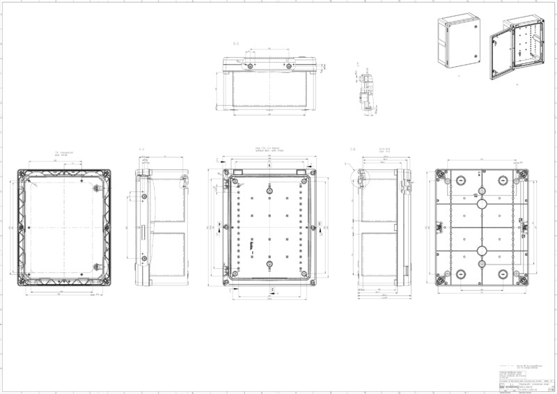 spelsberg Cabinet enclosure pc geos-s geos-s 4050-22-to/sw