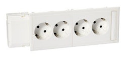 SOCKET-OUTLET COMBINATION CYB-PS COMBINATION WHITE