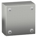 MOUNTING ENCLOSURE SPACIAL STAINLESS STEEL BOX 150x150x80