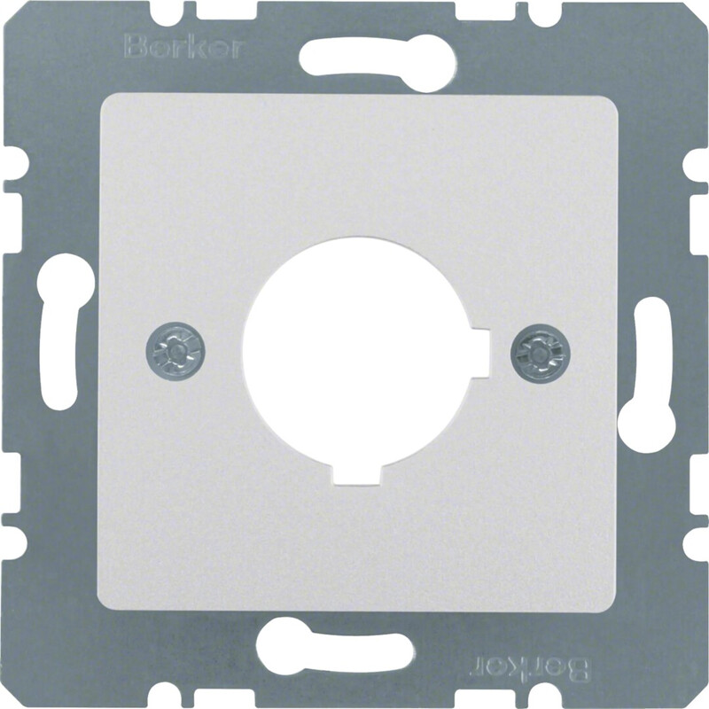 hager Centre plate q.1 22.5 sw/mod uk alu