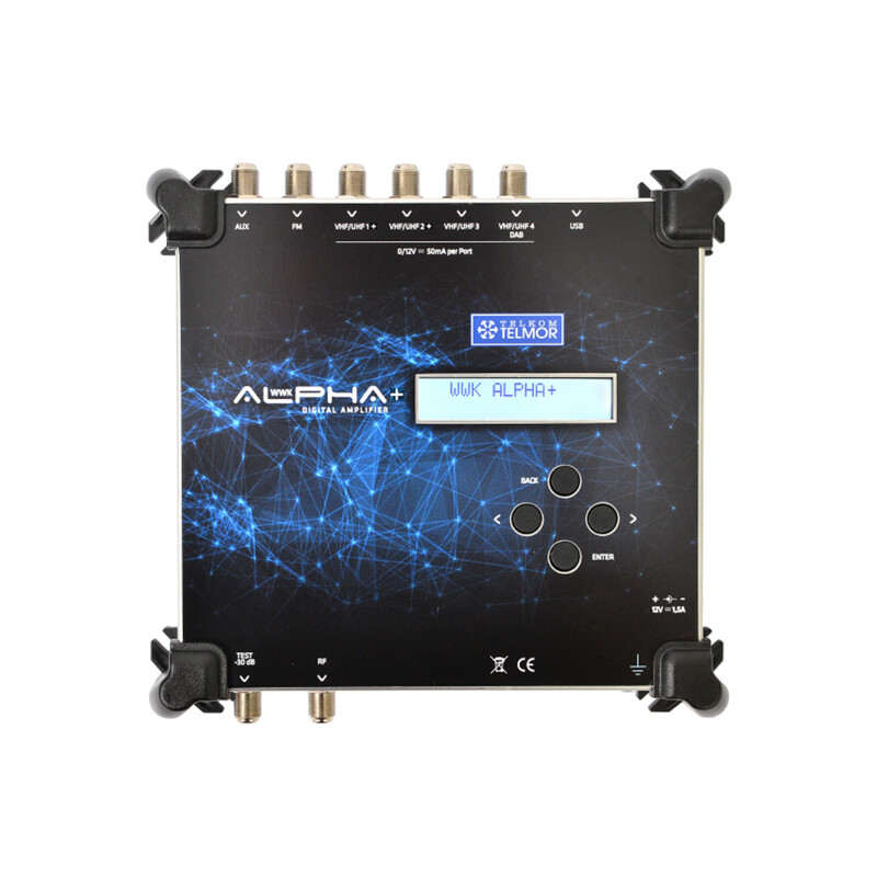 PÄÄVAHVISTIN FINNSAT 4xUHF+VHF/FM/AUX AGC 118dBuV