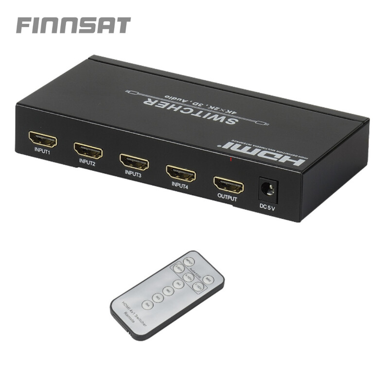 erard Kytkin finnsat 4x1 hdmi digital audio / 4k
