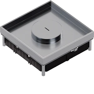hager Floor box electraplan.ve-ee ekq120 rst 243x243 tm 25mm