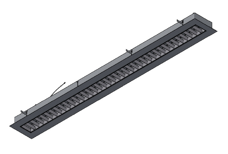 sg armaturen Yleisvalaisin uppo ecoline 1500 runko va 4650lm 4000k