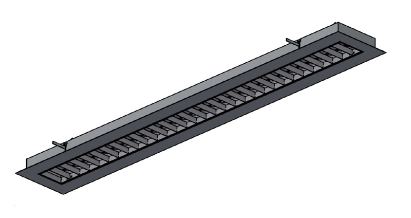 sg armaturen Yleisvalaisin uppo ecoline 1200 runko va 3900lm 4000k