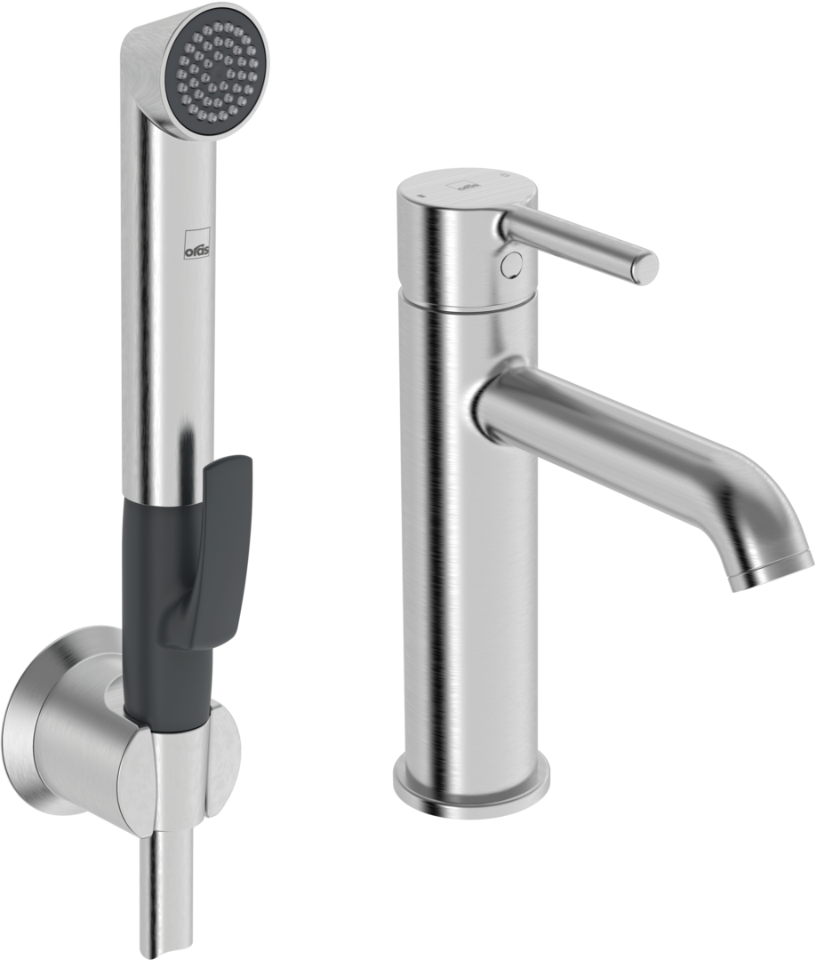 WASHBASIN MIXER ORAS 2606FH-80 STYLE BIDE STEEL