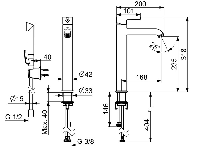 oras Pesuallashana oras 2602fh-80 style bide teräs