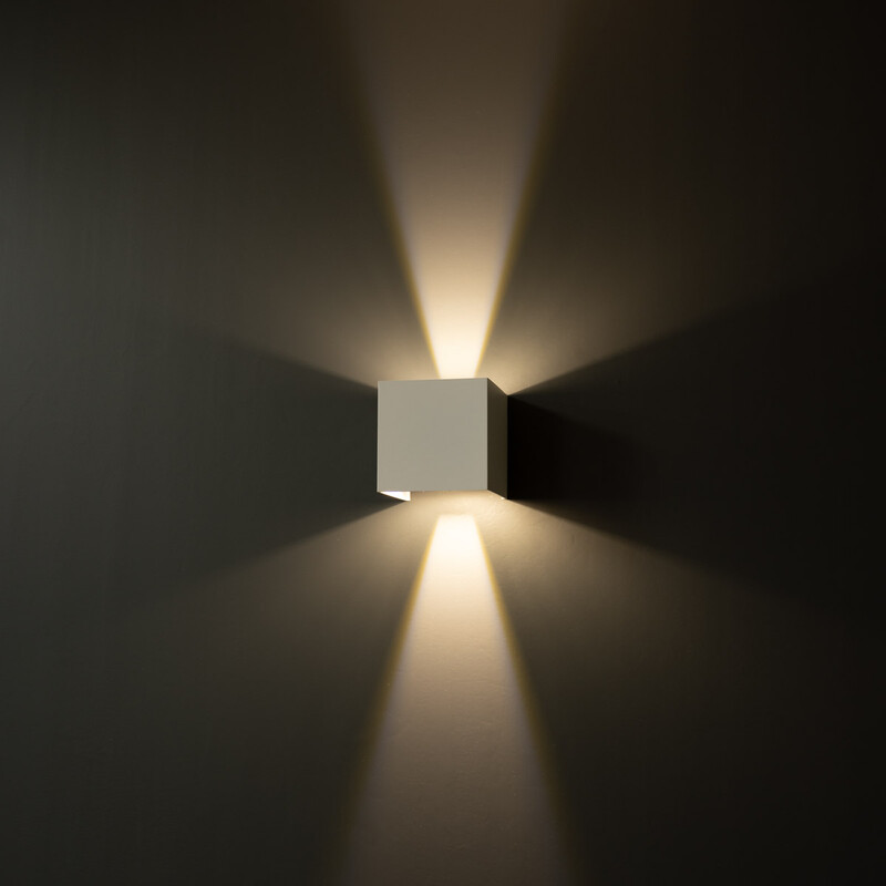 ftlight Exteriör väggarmatur iina 2x5w white 3000k