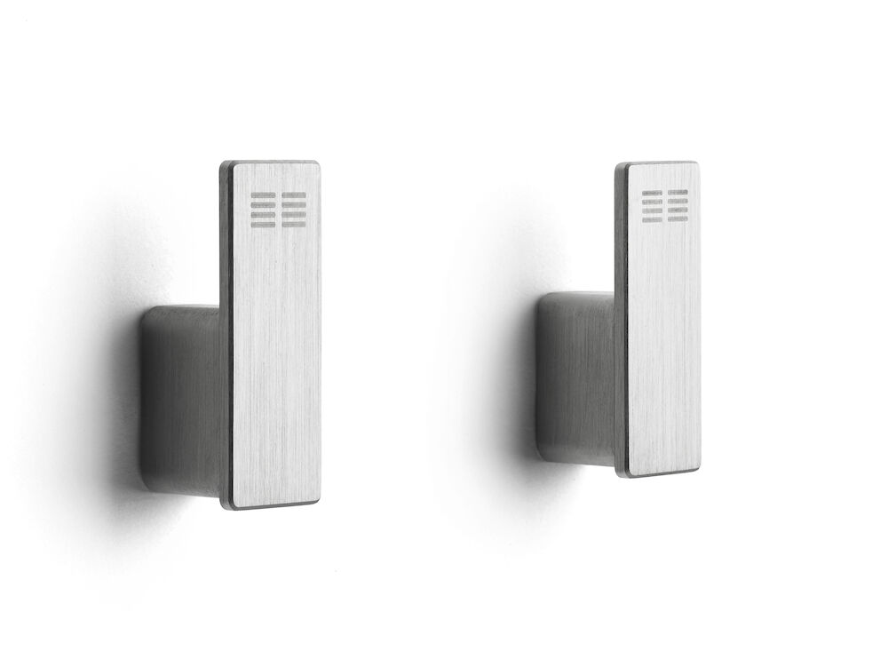 TOWEL HOOK REFRAME BRUSHED STEEL