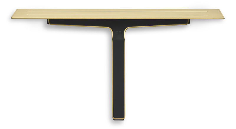 unidrain Shelf and shower viper reframe brass