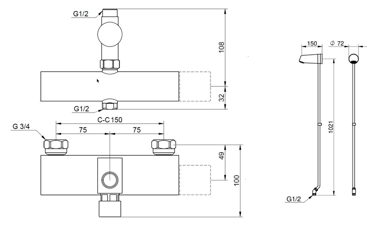 gustavsberg Shower mixer set gustavsberg nautic time valve