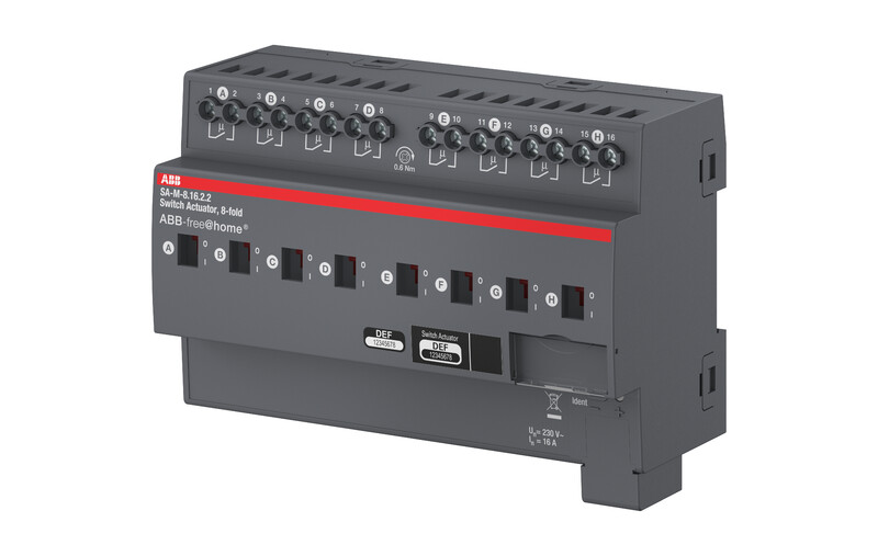 UTGÅNGSENHET FAH 8X16A 230V DIN