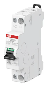 abb Vikavirtajohdonsuojakat ds301c 2-nap c-käyrä 6a 30ma 1mo