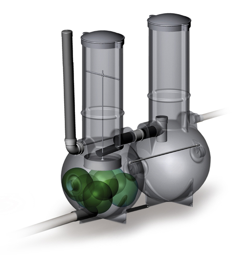 wavin Harmaavesipuhdistamo labko biorami 500 mökkikäyttö