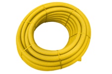CABLE PROT.PIPE DOUBLE YELLOW 50x42 SN8 50m WITH PULLSTRING