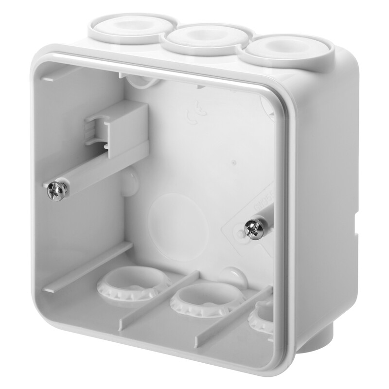 SURFACE MOUNTING BOX GW95527 IP44 WHITE