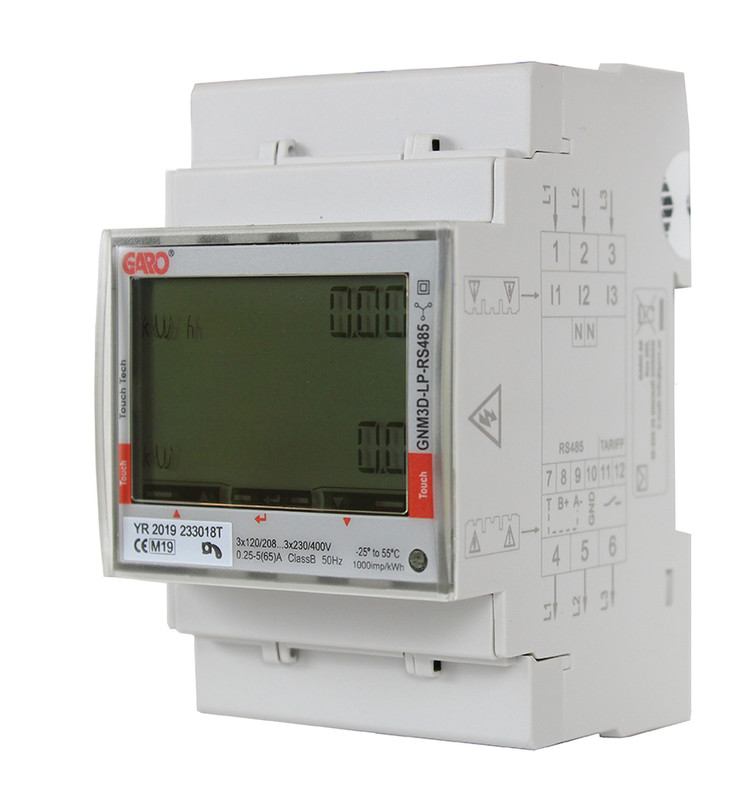 garo Energy meter garo gnm3d-lp rs485 modb 3x65a 3v