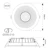 slc Downlight armatur slc shift 200-210 3k/4k ip54 nd vi
