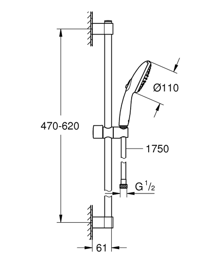 grohe Shower set grohe 261622433 tempesta 110