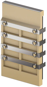aco Linjeavvat.ränna gavel aco v200s, zinc.