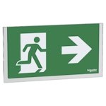 EMERGENCY LIGHT PICTO TREND EXIT SIGN KIT RIGHT/LEFT 25M