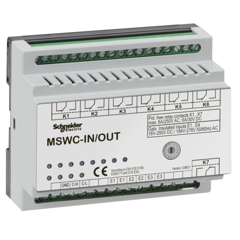 schneider electric Keskusyksikkötarvike epc mswc-in/out moduuli