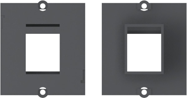 bachmann Mounting escutcheon frame 1 adapter