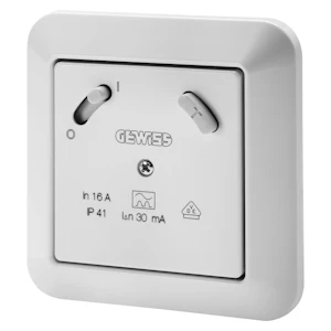 gewiss Rcb 16a 30ma ip41 white