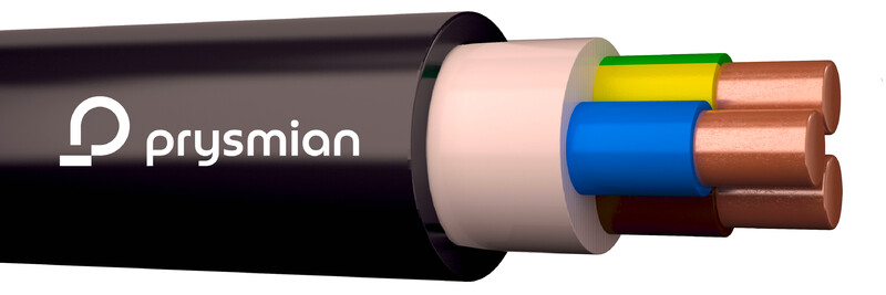 prysmian Installation cable-hf xmj-hf 3x1,5 s black d300 dca