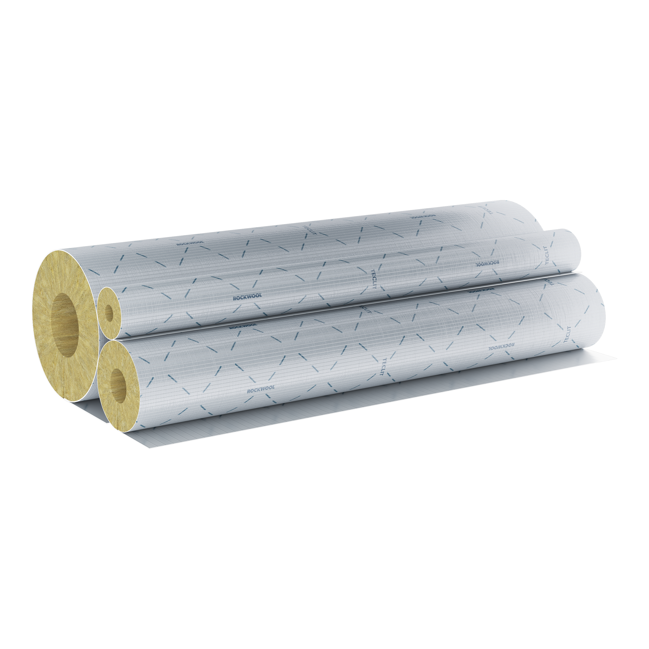 RÖRSKÅL ROCKWOOL TECLIT 48-30 1,0/12m