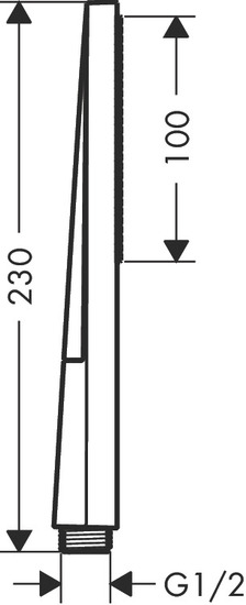hansgrohe Käsisuihku hansgrohe 24320700 pulsify puikko valk