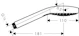 hansgrohe Hand shower hansgrohe 26815340 croma e 9 l musta