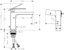 hansgrohe Tvättställsblandare hansgrohe 73012140 tecturis e 110 bronze