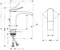 hansgrohe Basin mixer hansgrohe 75020700 vivenis 110 white