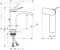 hansgrohe Basin mixer hansgrohe 75023700 vivenis 110 cool