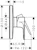 hansgrohe Shower mixer hansgrohe 72668670 rebris e black
