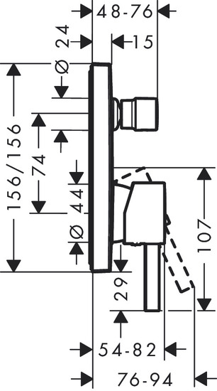 hansgrohe Pintaosa hansgrohe 76415703 finoris ammehan valk