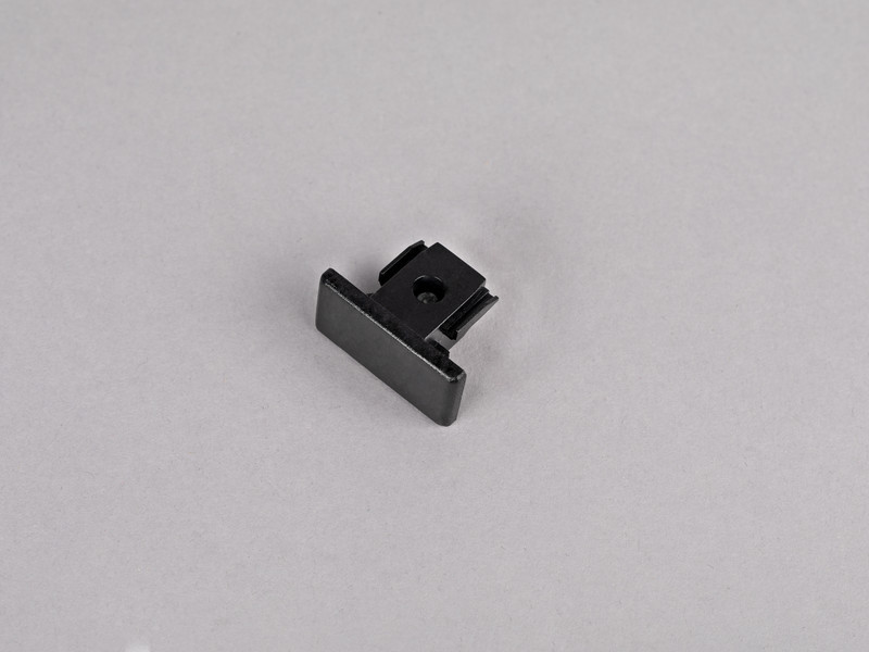 hide-a-lite Track accessory litetrac end cap 1-phase black