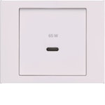CENTER PLATE K.1 USB-OUT. 48604020 K.1 P.WHITE