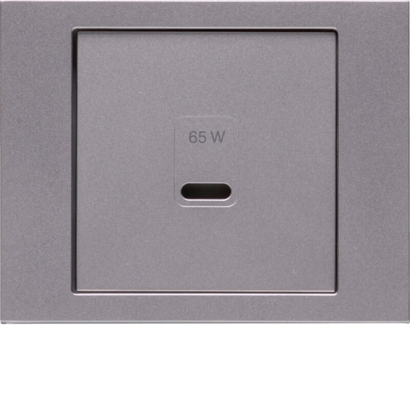 hager Center plate k.5 usb-out. 48604020 k.5 rst mat