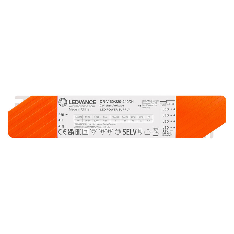 ledvance Elektroninen liitäntälaite dr val 60w/220-240/24v on/off