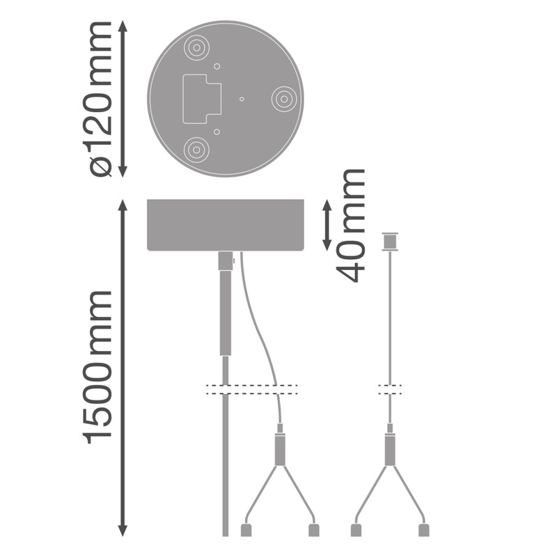 ledvance Mechanical accessories ln inv suspension kit wt