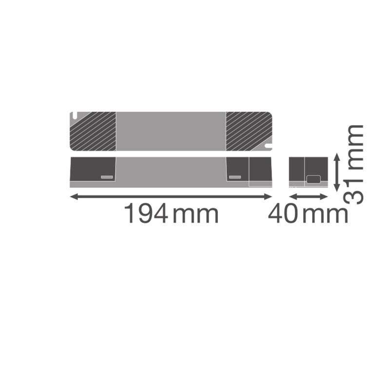 ledvance Elektroninen liitäntälaite dr val 60w/220-240/24v on/off