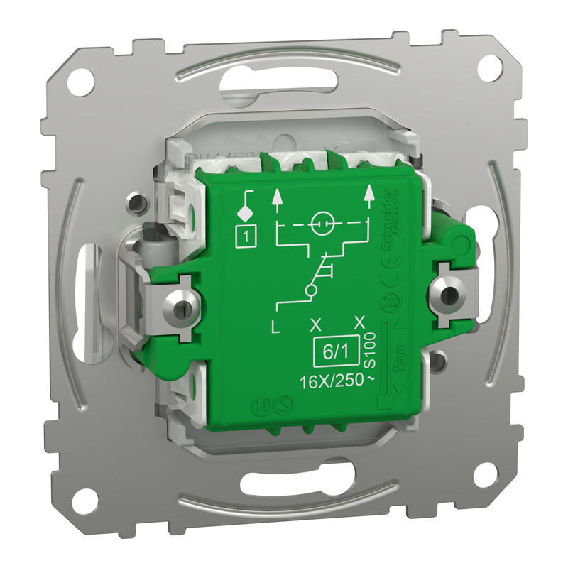 schneider electric Kytkin exxact 6/16a/ip21 2x ukj val 50kpl