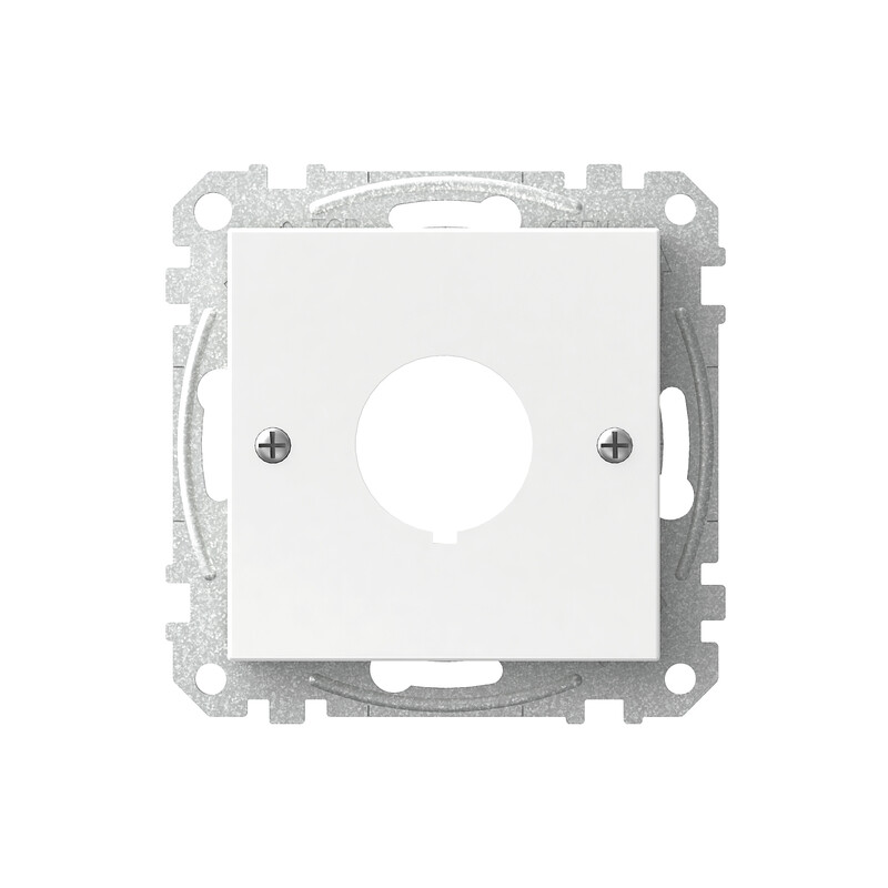 schneider electric Exxact centrumlock centrum f nyckelbrytare vit