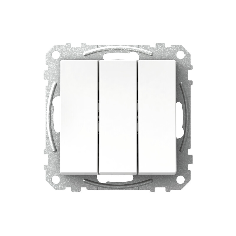 schneider electric Exxact tryckknapp tryckknapp 3-pol, snabbk, vit