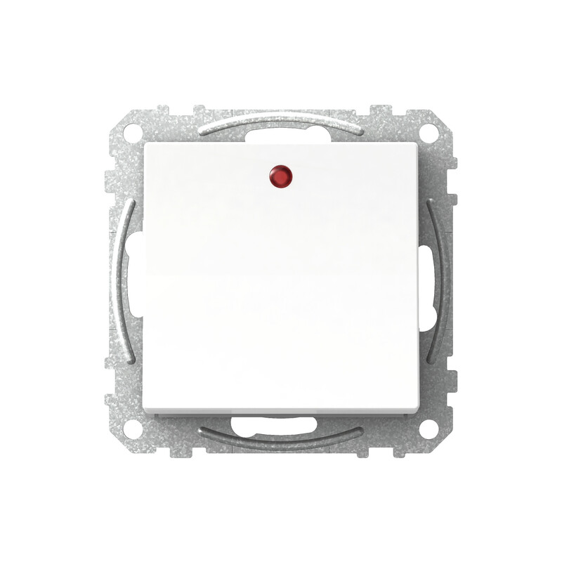 schneider electric Exxact tryckknapp tryckknapp 6 med led, vit