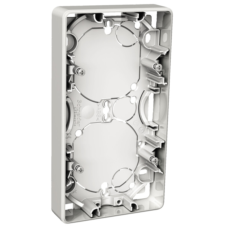 schneider electric Pintakehys exxact 2-osainen 21mm valkoinen