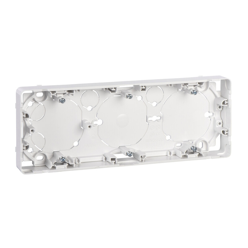schneider electric Pintakehys exxact 3-osainen 21mm valkoinen