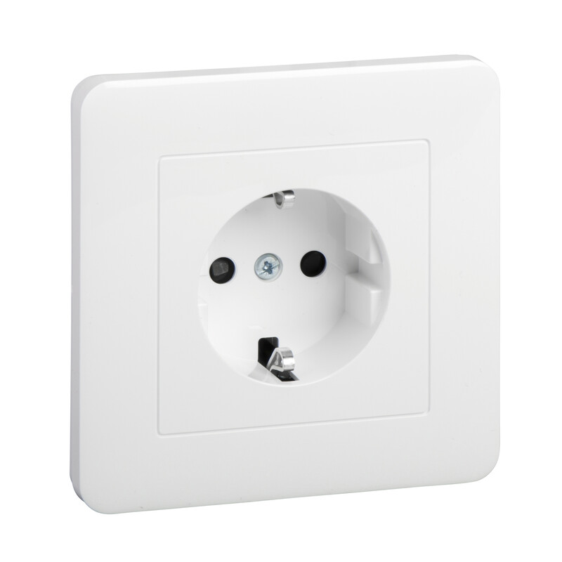 schneider electric Outlet 1s/16a/ip21 q-conn white